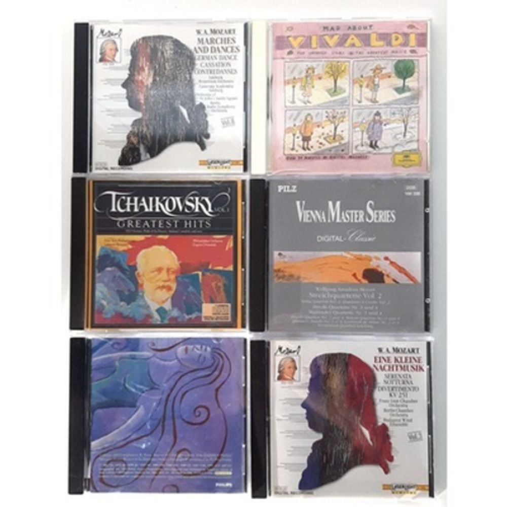 Classical Music Vivaldi Beethoven Mozart Vienna Master Tchaikovsky CD lot of 6